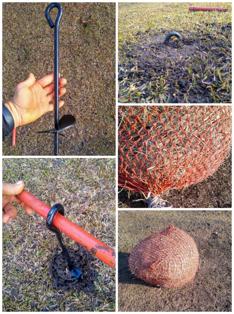 DIY Hay Net Anchor For Horses: Easy, Natural Feeding - Enriching Equines